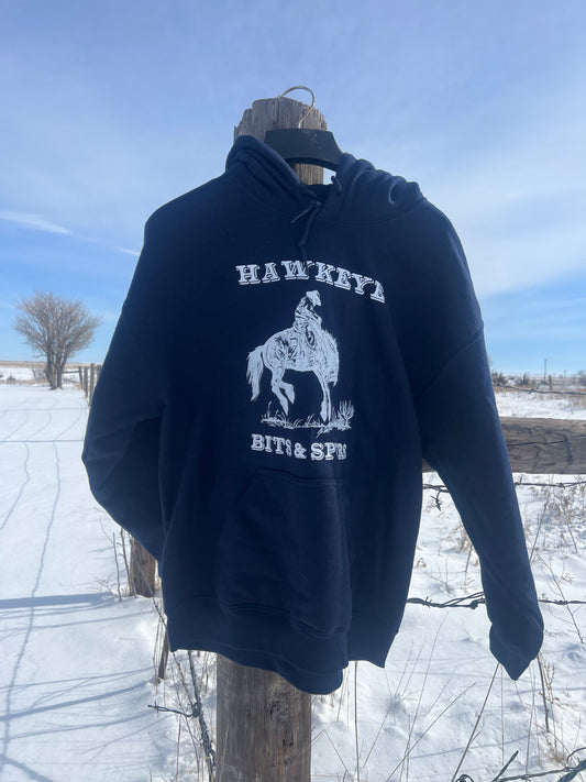 Navy size large hoodie